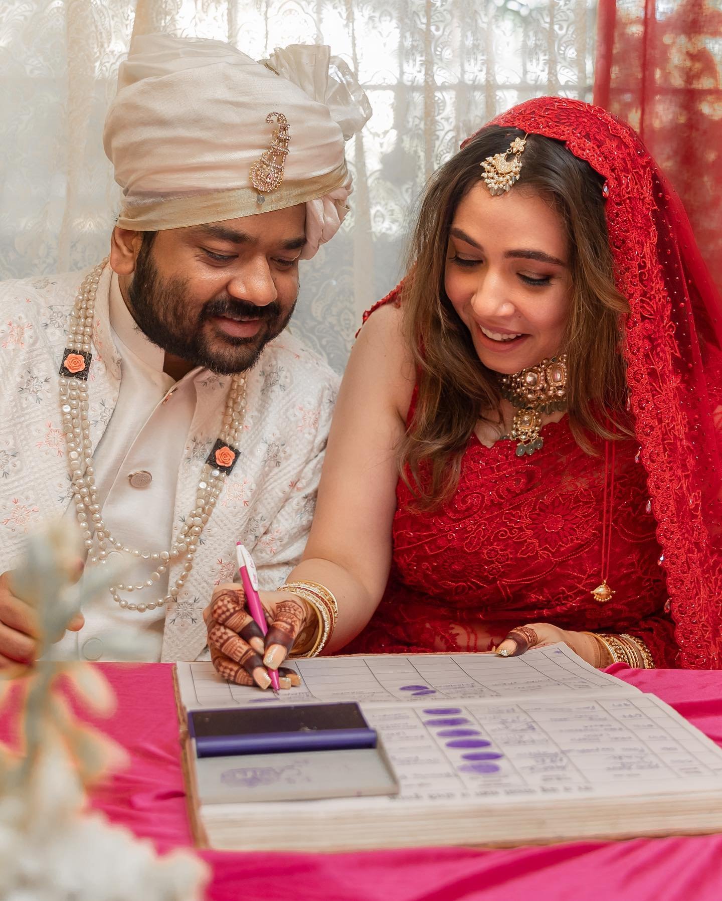Court marriage ceremony